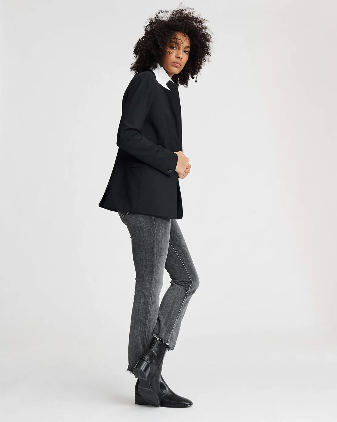 Hazel Solid Blazer
