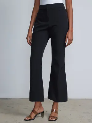 High-Waisted Straight-Leg Kick Crop Pant
