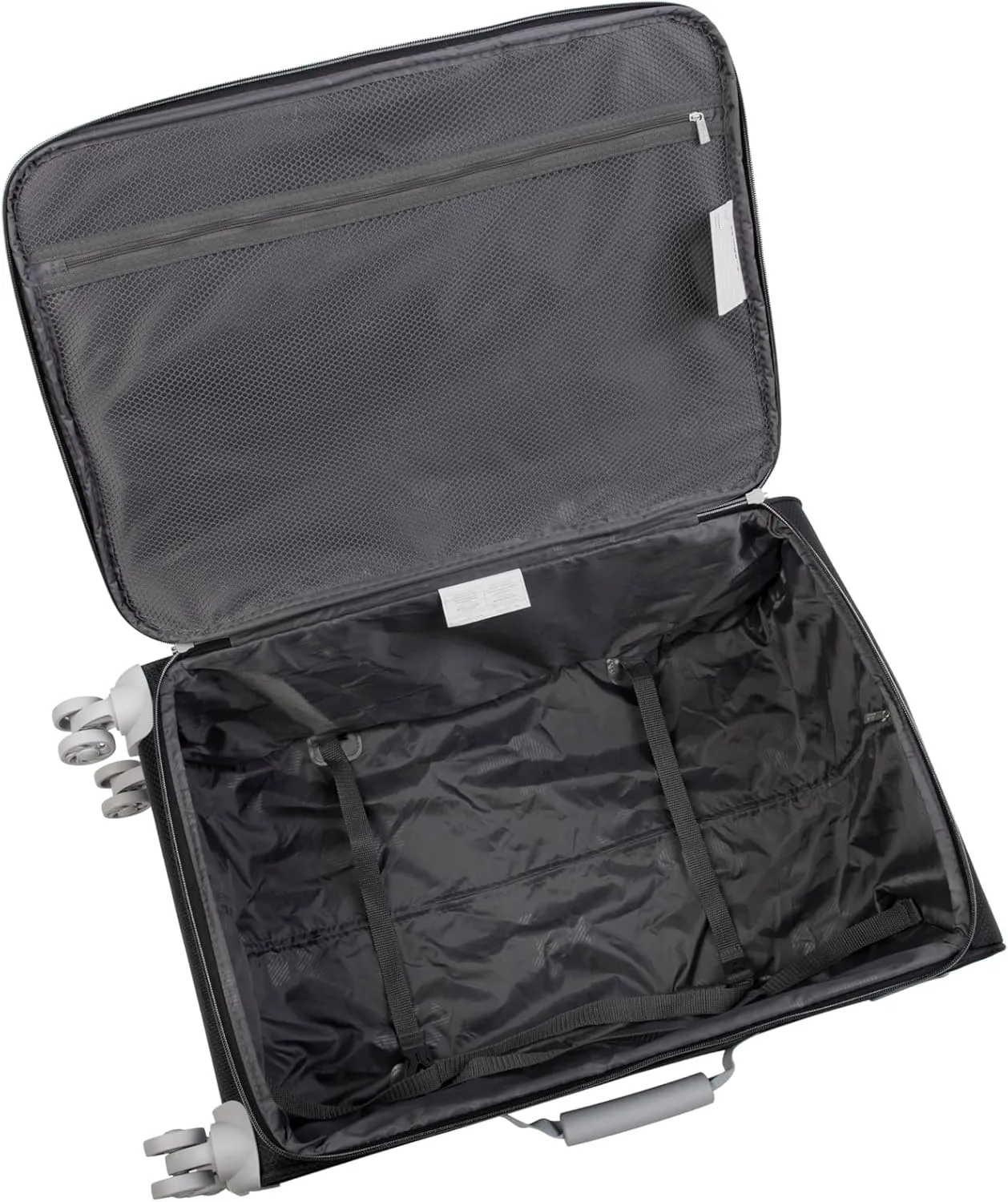 it luggage World's Lightest New York Softside 8 Wheel Spinner, Black, 3-Piece Set (22/28/32)