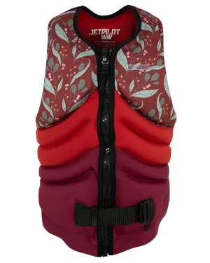 Jetpilot Quantum Bec Ladies Neo Vest - Red - 2022