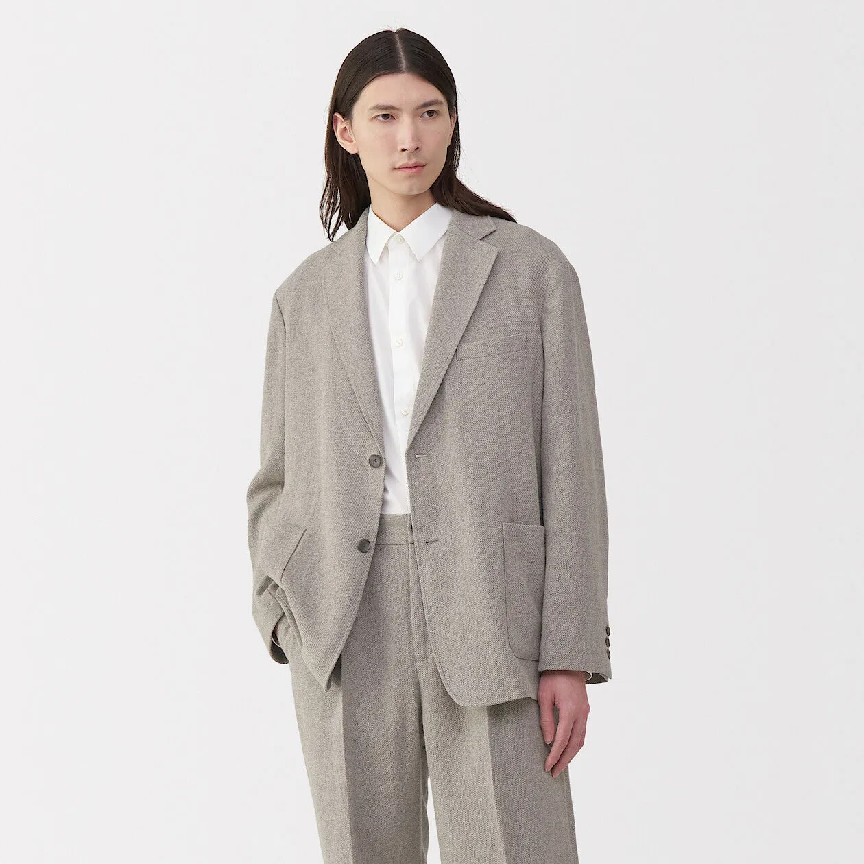 Labo Men's Linen Blend Wool Jacket