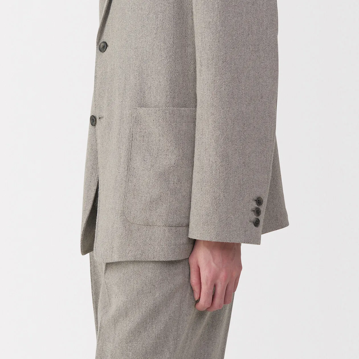 Labo Men's Linen Blend Wool Jacket