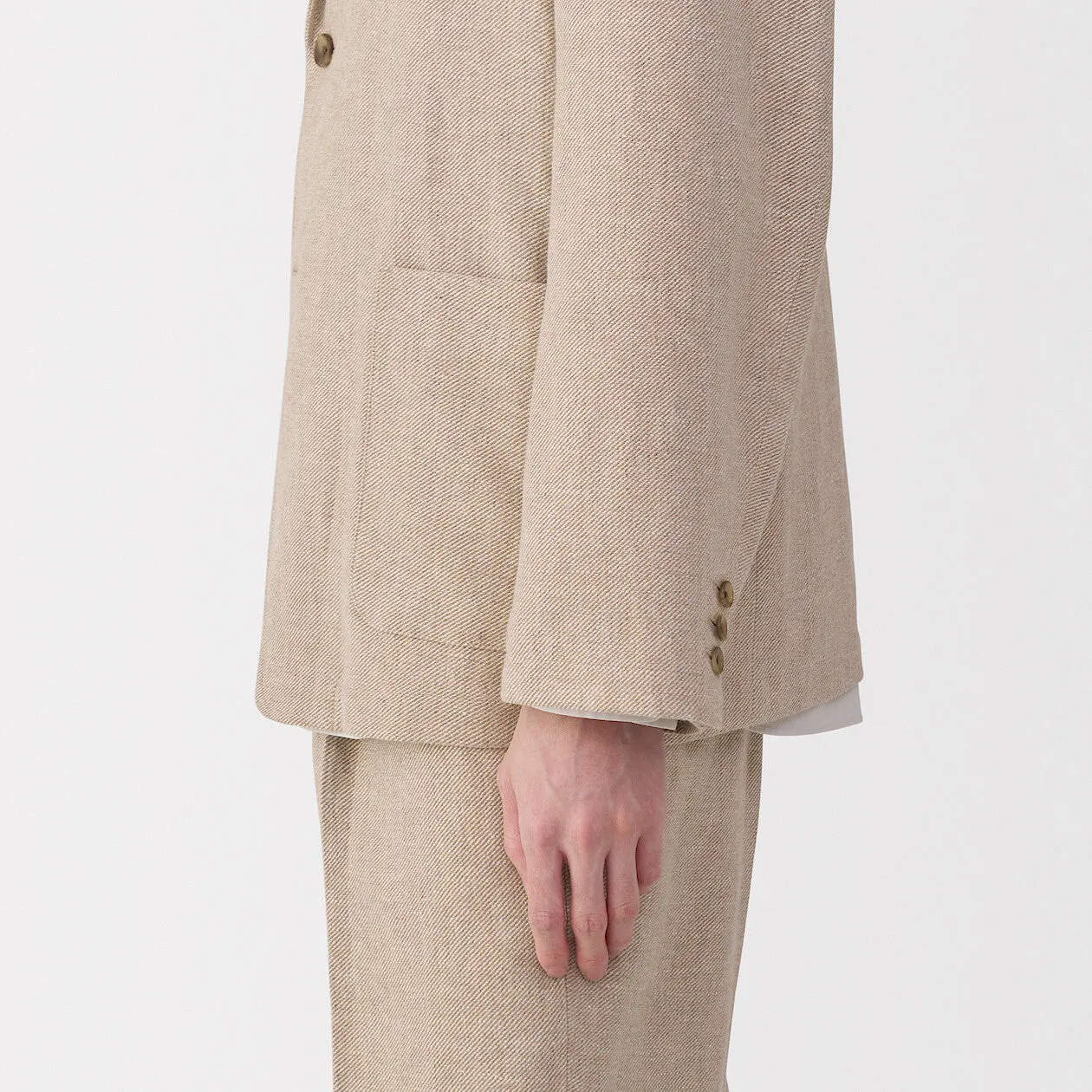 Labo Men's Linen Blend Wool Jacket