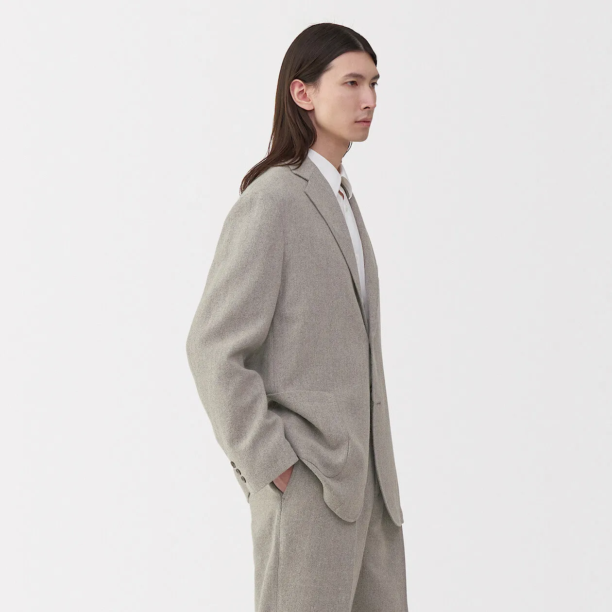 Labo Men's Linen Blend Wool Jacket