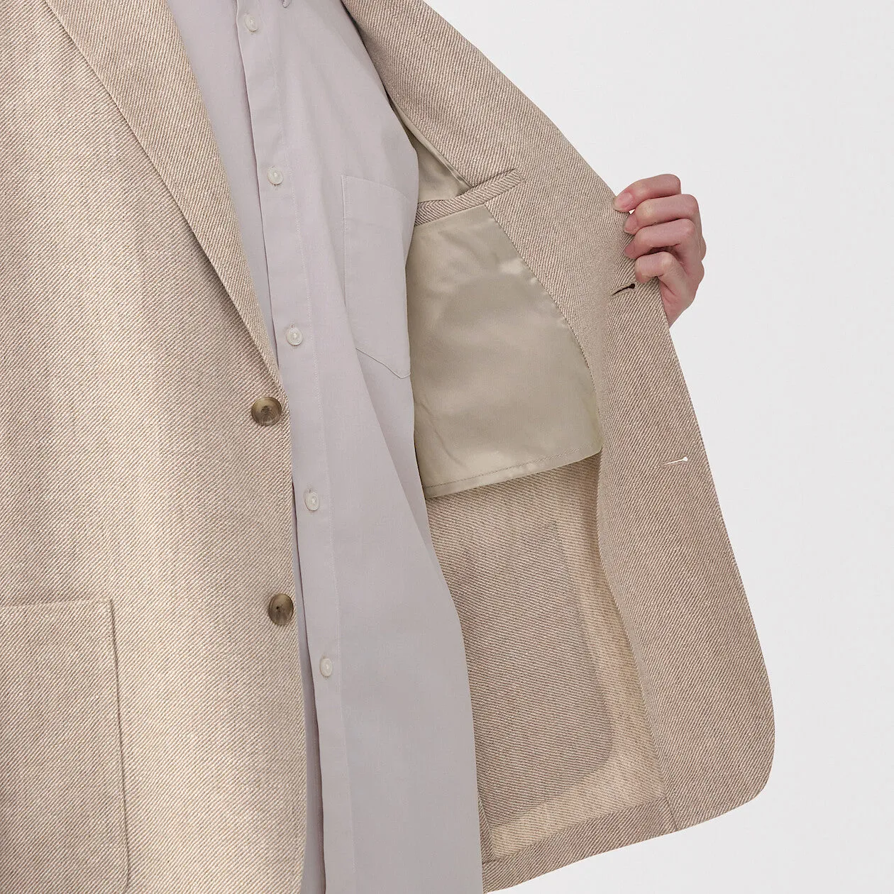 Labo Men's Linen Blend Wool Jacket