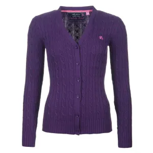 Ladies Cable Knit Cardigan