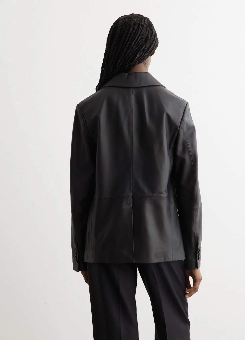 Leather Blazer