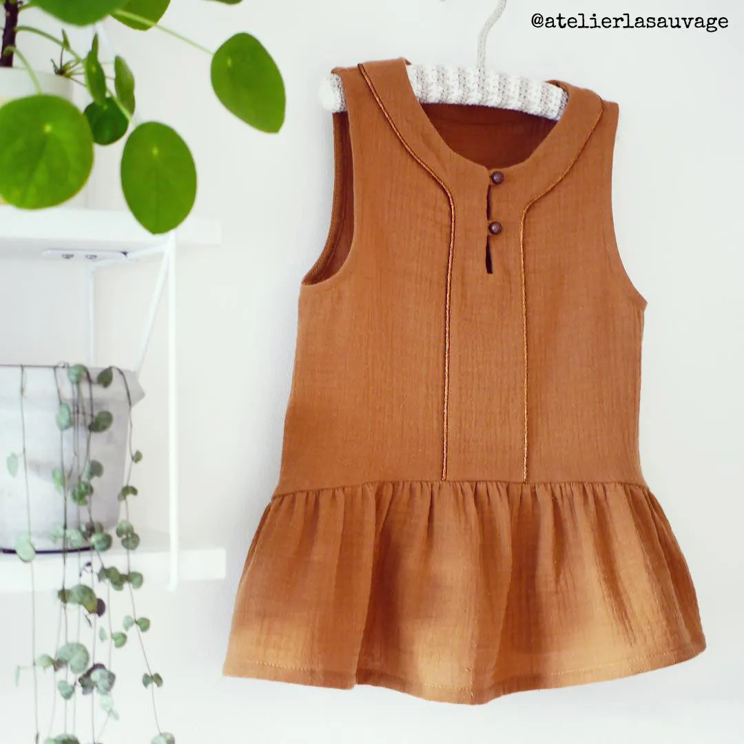 LILAS TRIO Blouse, Top & Dress - Girl 3/12 - PDF Sewing Pattern