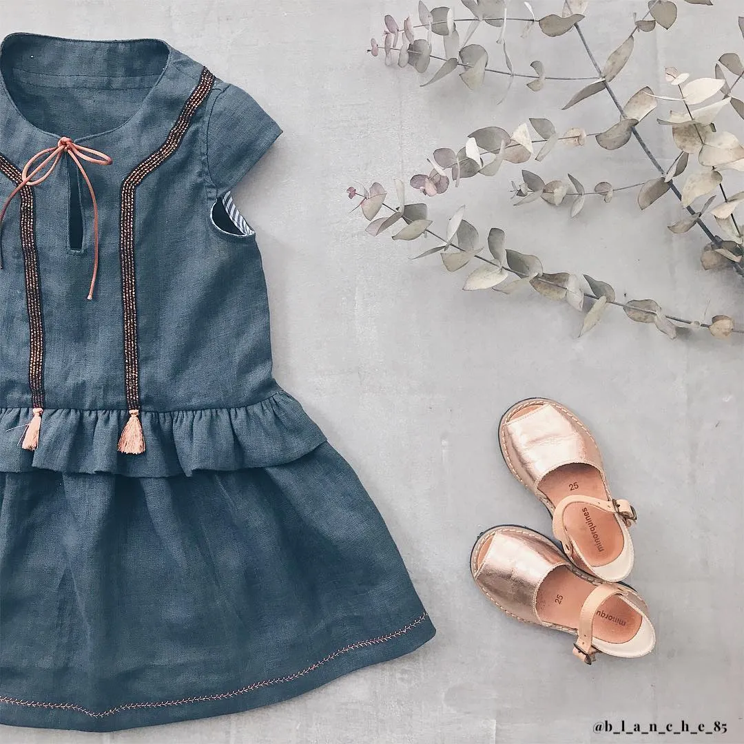 LILAS TRIO Blouse, Top & Dress - Girl 3/12 - PDF Sewing Pattern
