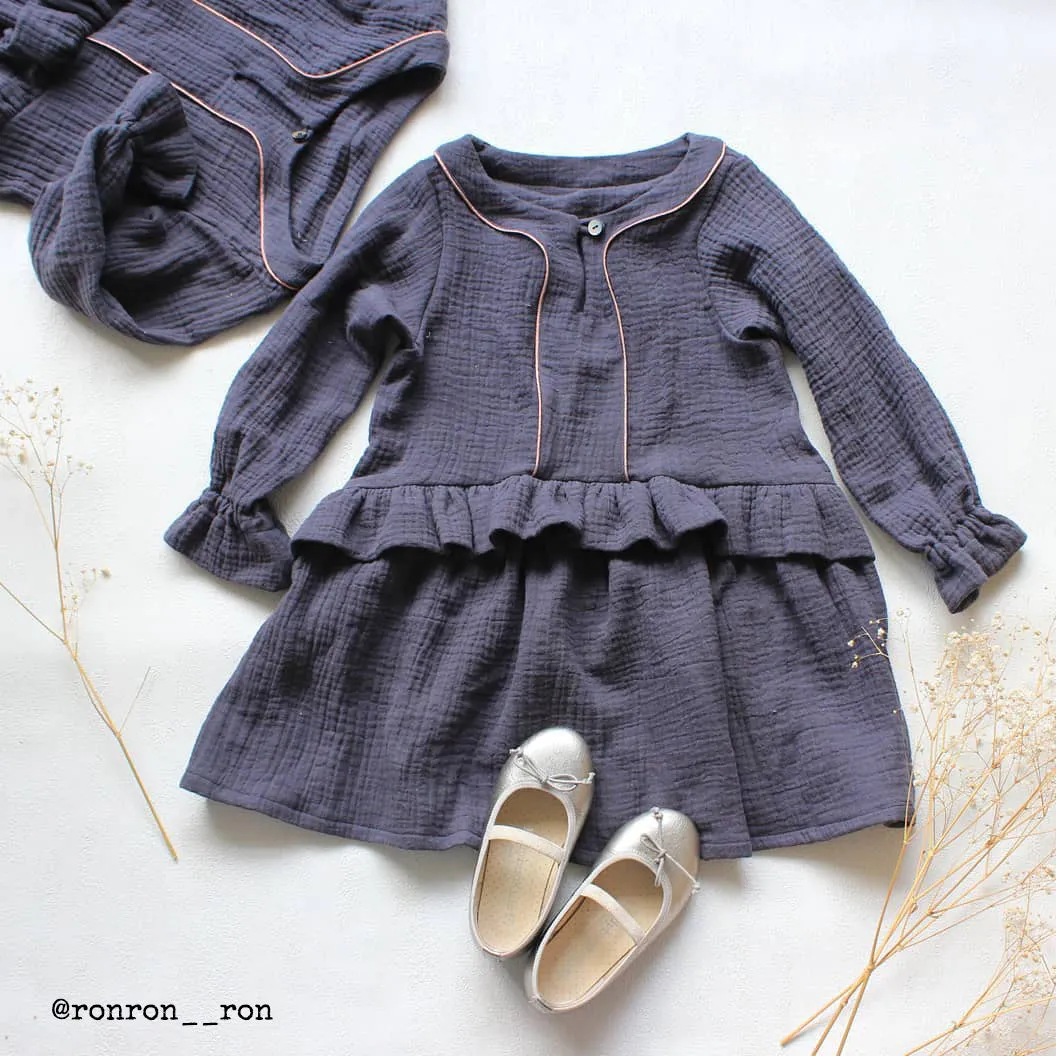 LILAS TRIO Blouse, Top & Dress - Girl 3/12 - PDF Sewing Pattern