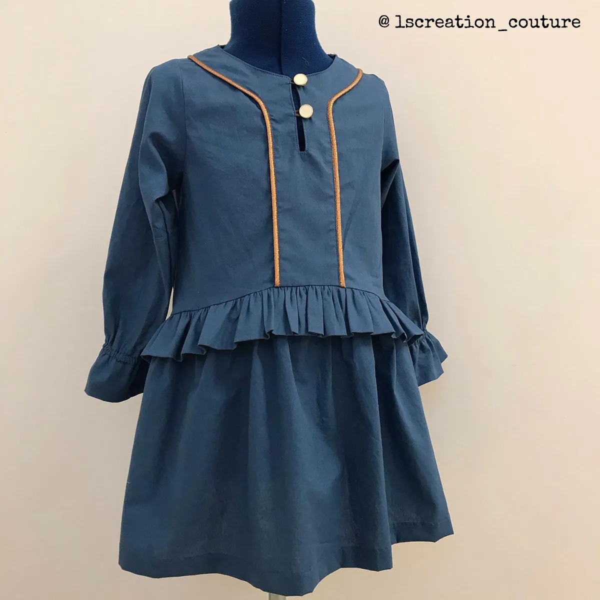 LILAS TRIO Blouse, Top & Dress - Girl 3/12 - PDF Sewing Pattern