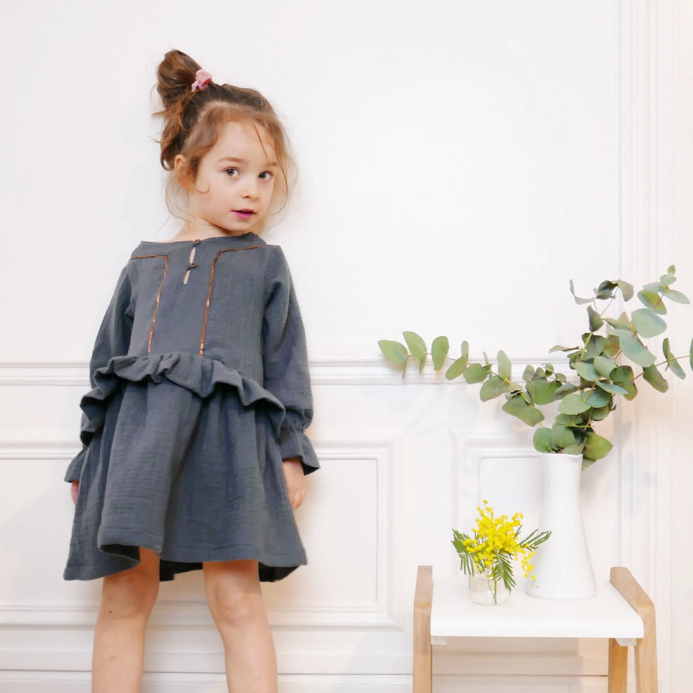 LILAS TRIO Blouse, Top & Dress - Girl 3/12 - PDF Sewing Pattern