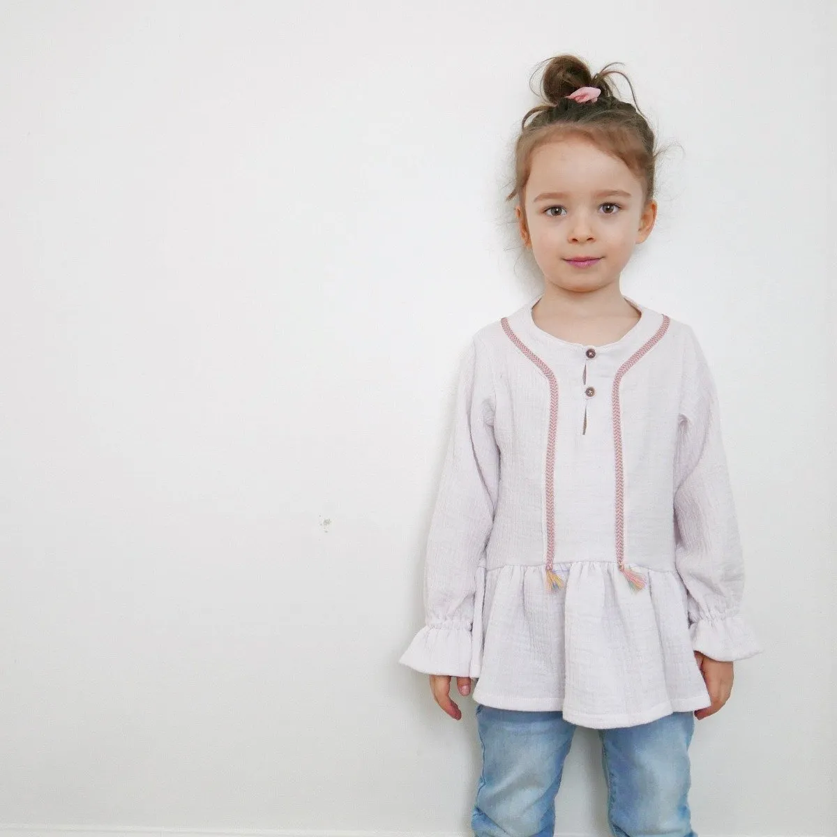 LILAS TRIO Blouse, Top & Dress - Girl 3/12 - PDF Sewing Pattern