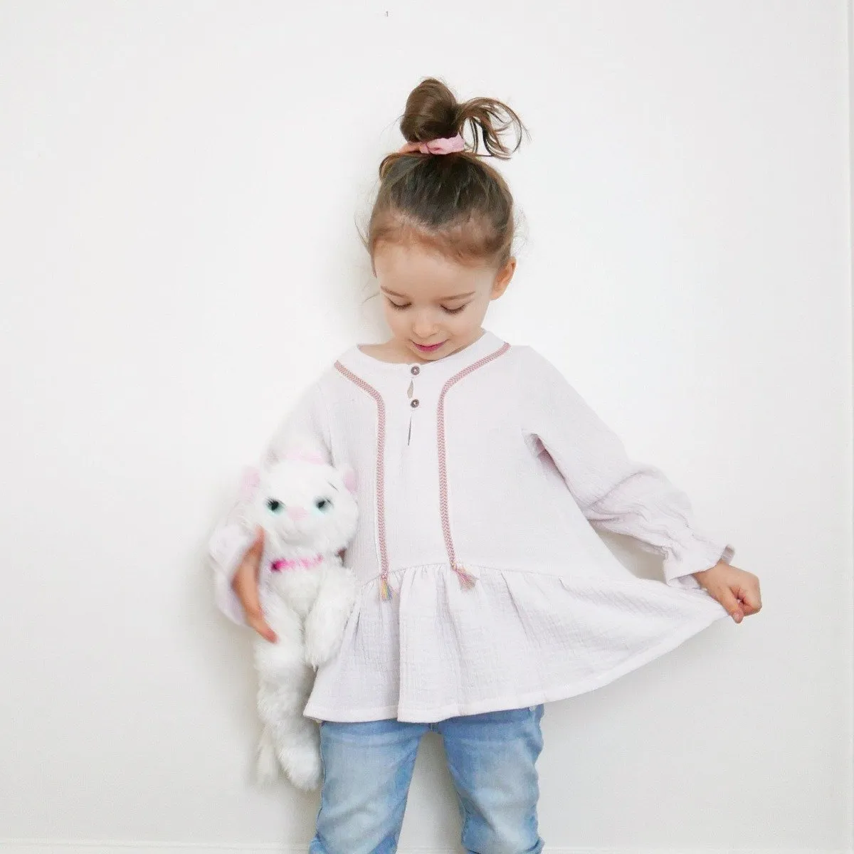 LILAS TRIO Blouse, Top & Dress - Girl 3/12 - PDF Sewing Pattern