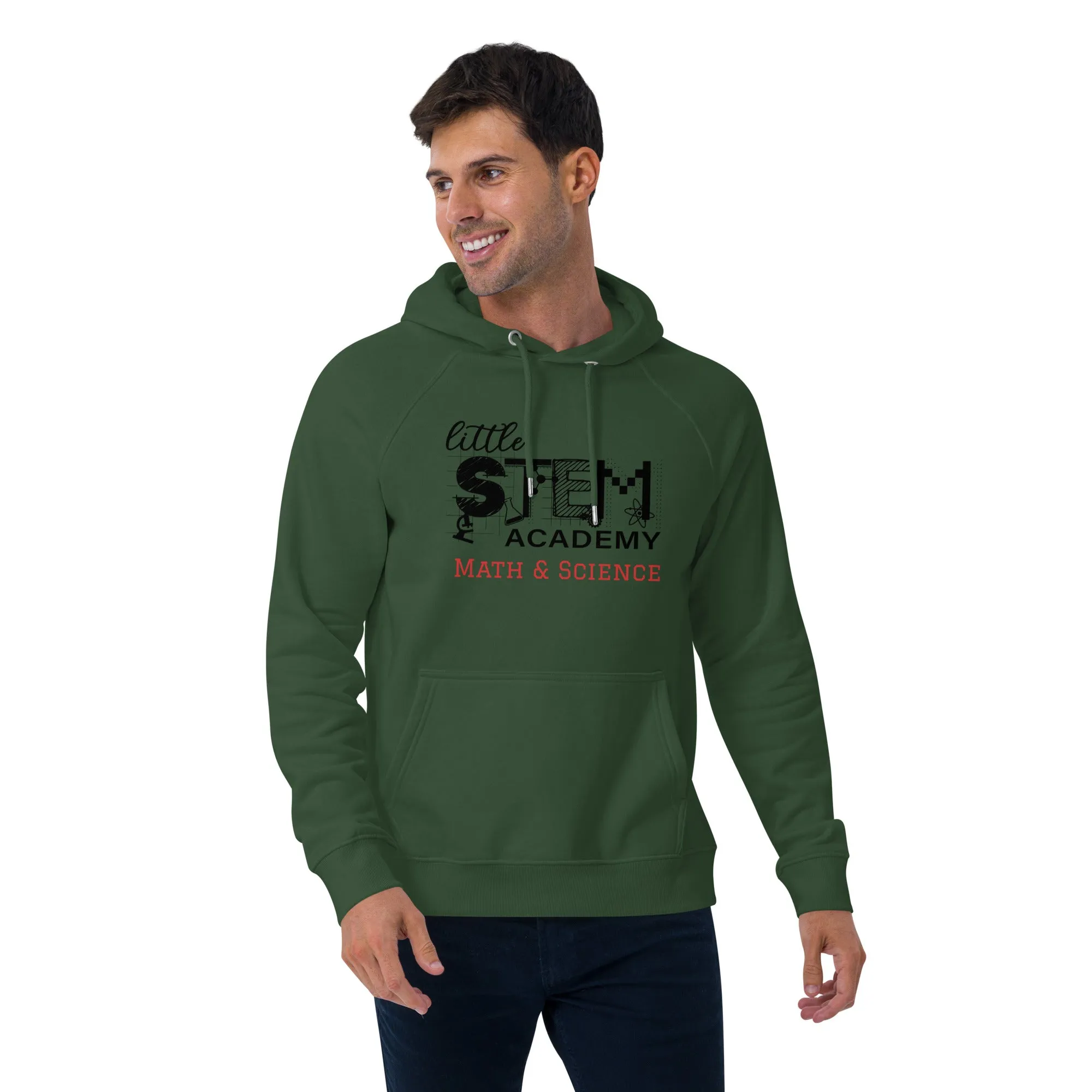 Little STEM Academy Unisex Eco Raglan Hoodie