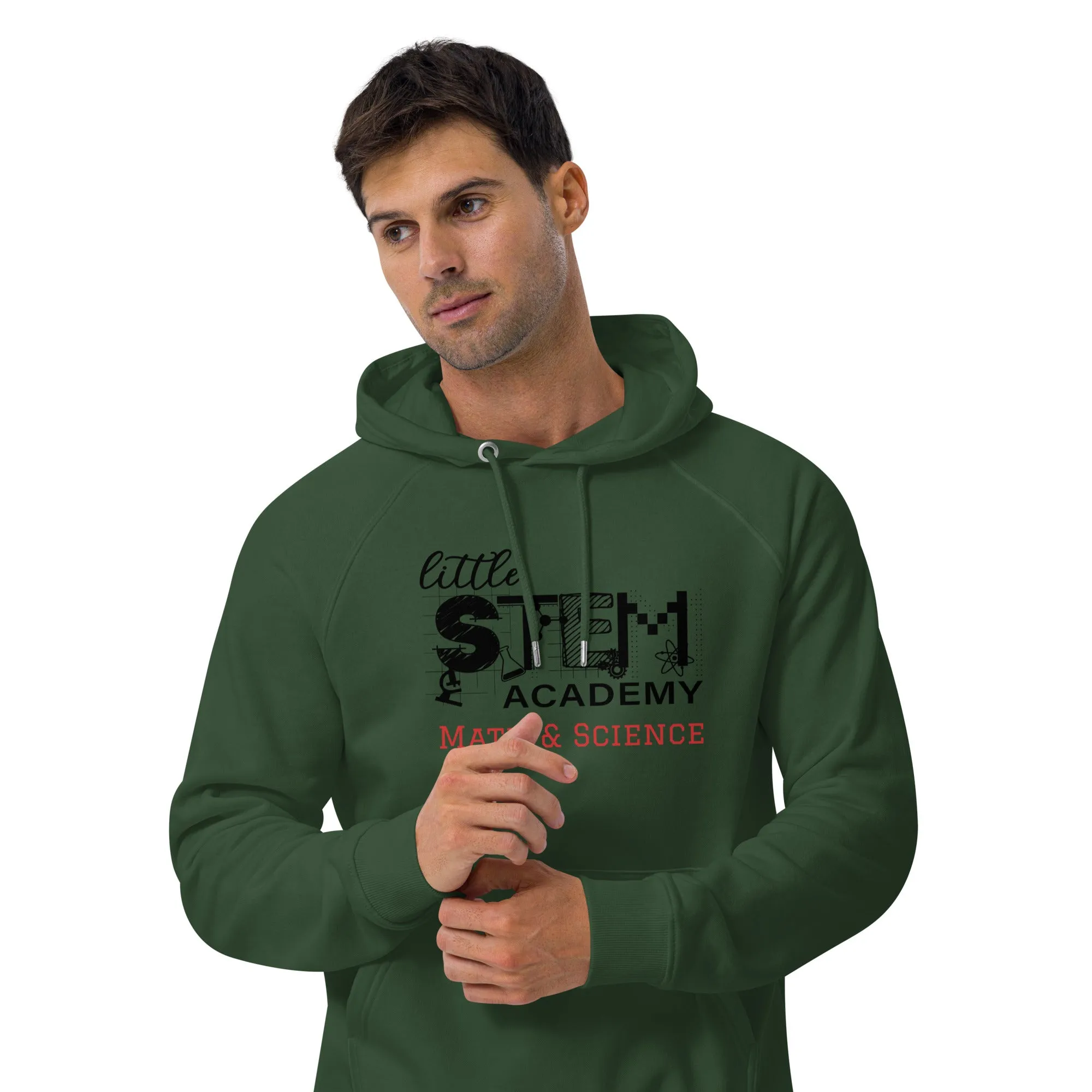 Little STEM Academy Unisex Eco Raglan Hoodie