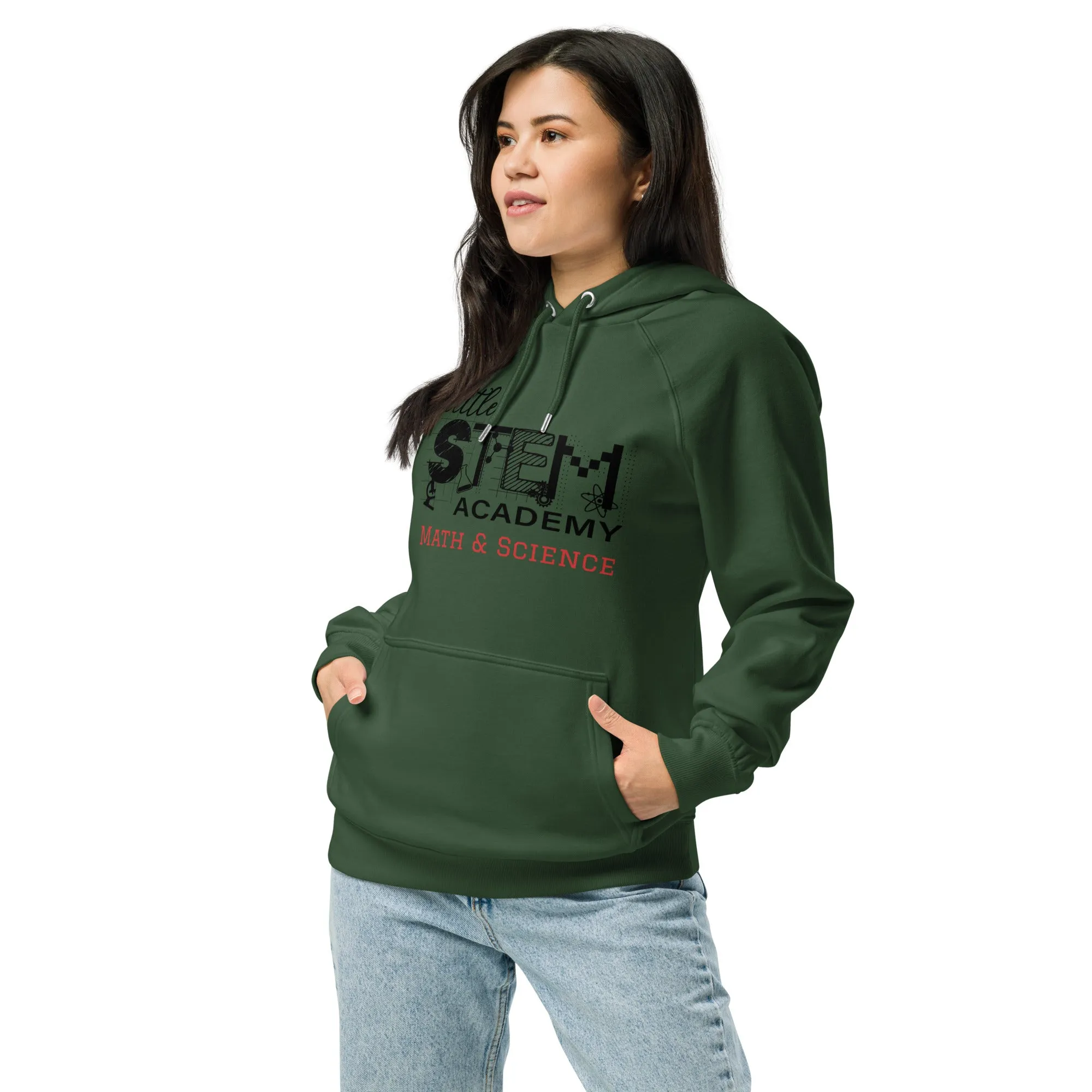 Little STEM Academy Unisex Eco Raglan Hoodie