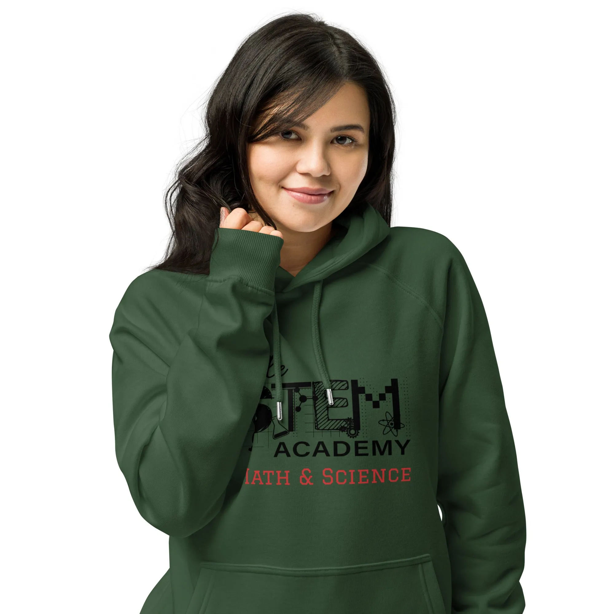 Little STEM Academy Unisex Eco Raglan Hoodie