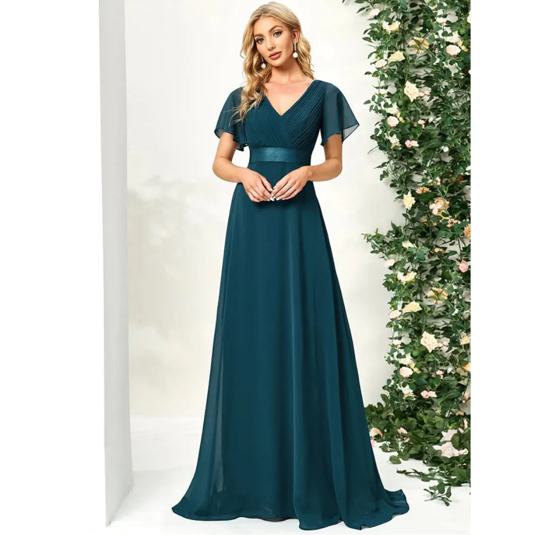 Long Chiffon Evening Dresses
