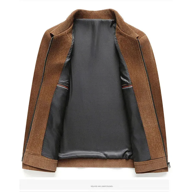 Luca Ferarro Classic Zip-Up Jacket