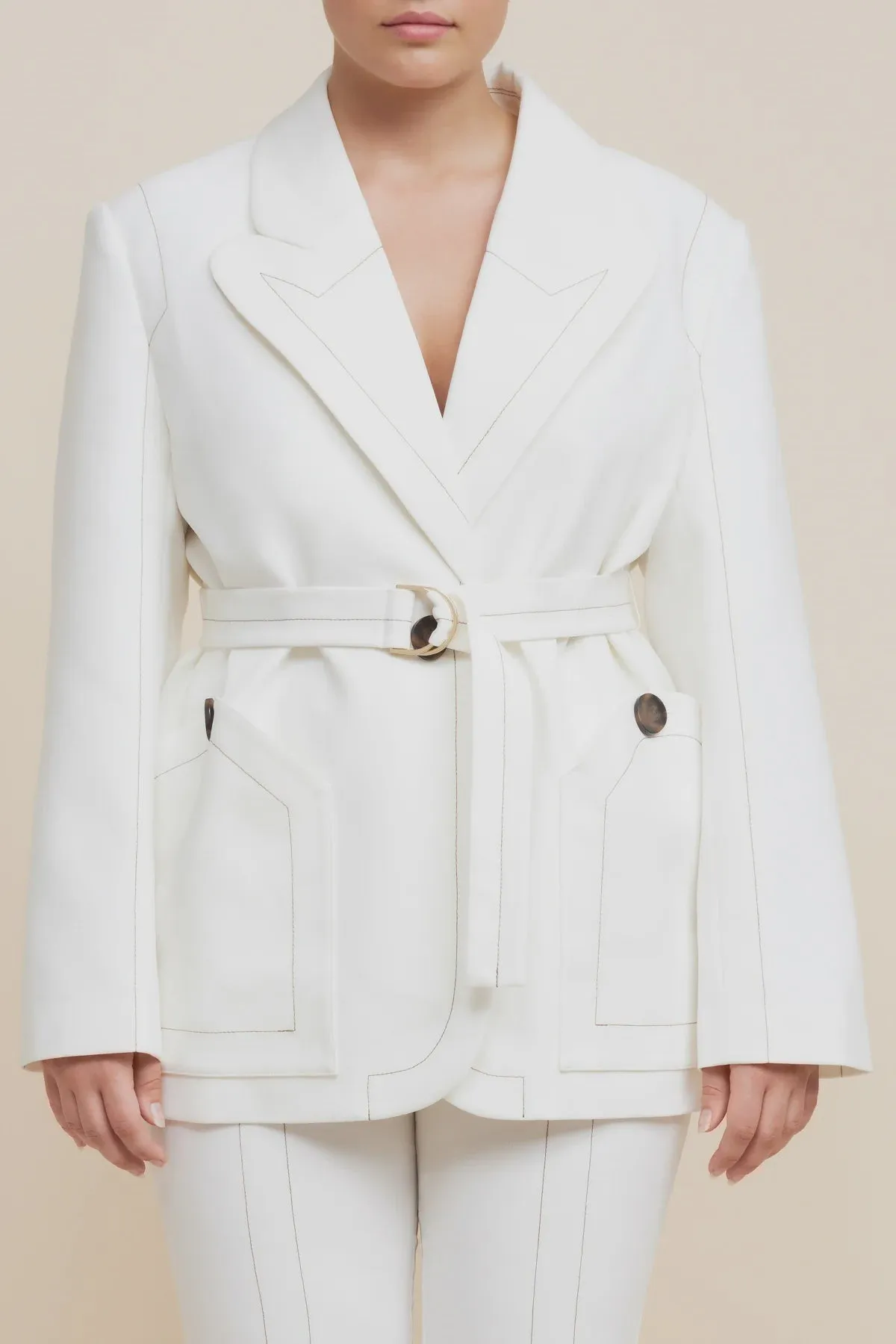 Moreton Jacket Ivory