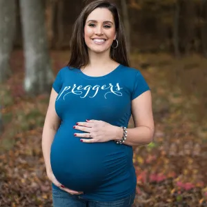 Navy Preggers Maternity Shirts