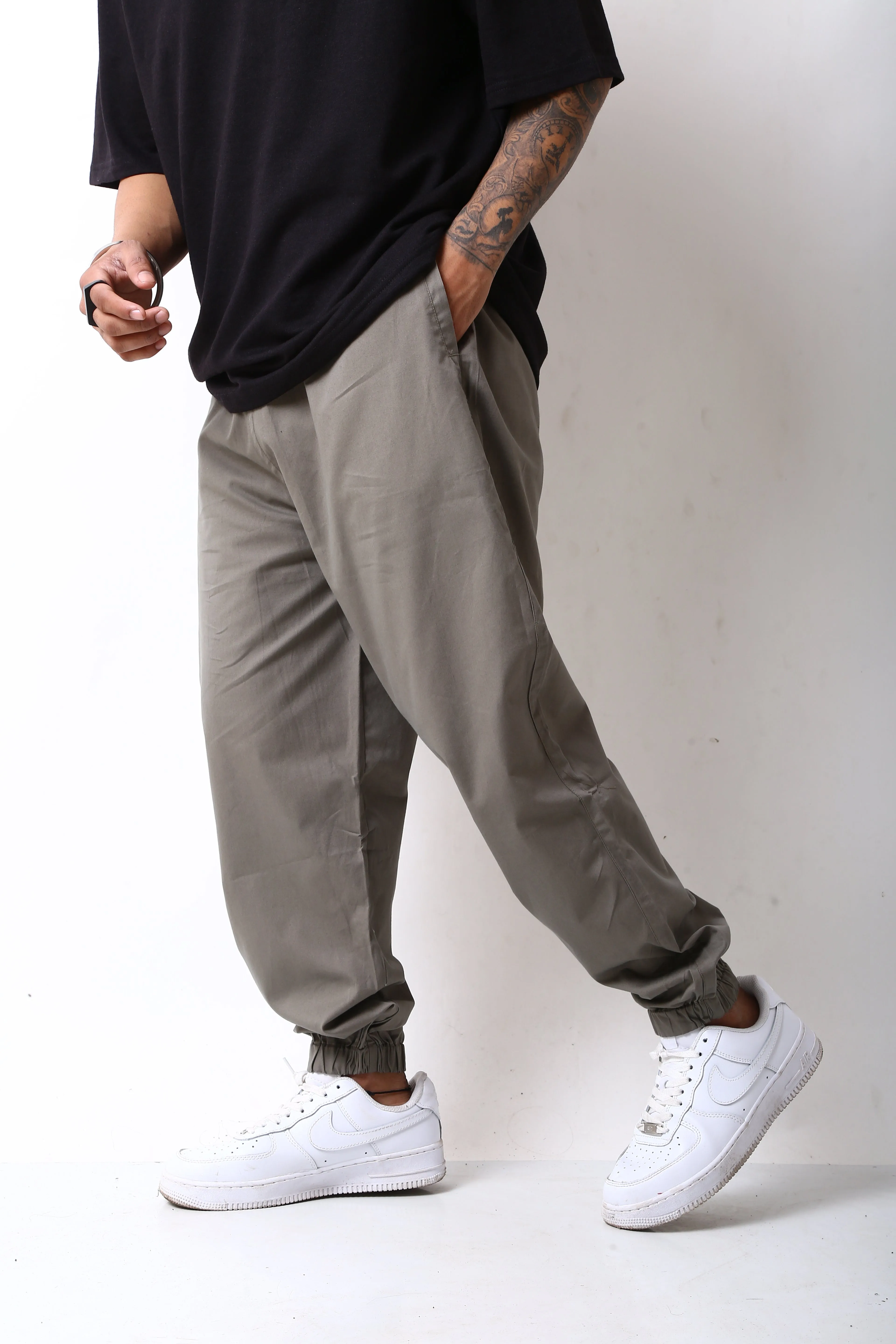 Olive Urban Parachute Pants