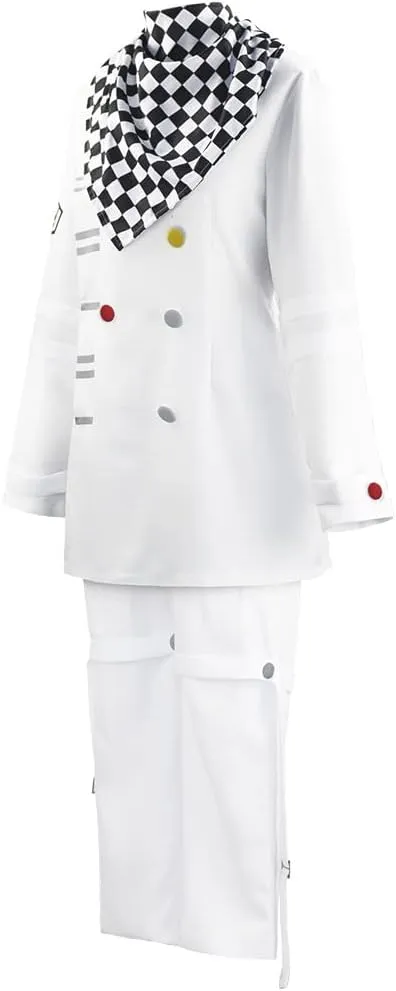 Ouma Kokichi Cosplay Costume School Uniform Halloween Fancy Dress Outfit Kokichi Oma Cosplay Unisex Long Robe Cloak