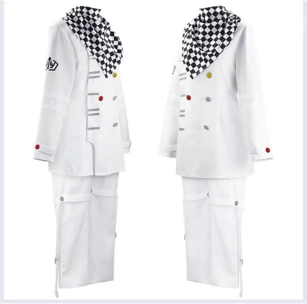Ouma Kokichi Cosplay Costume School Uniform Halloween Fancy Dress Outfit Kokichi Oma Cosplay Unisex Long Robe Cloak