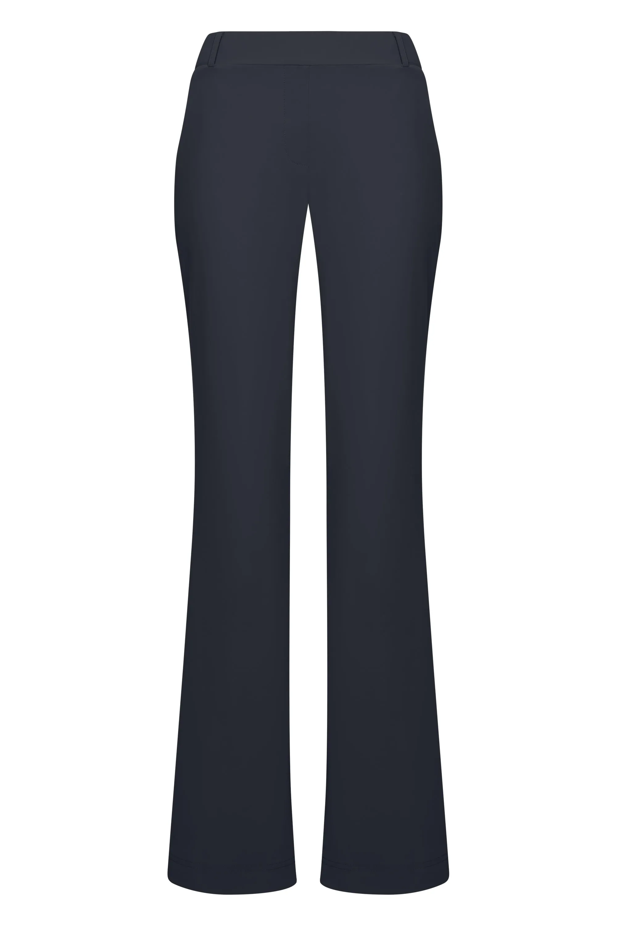 Pants | Regular travel jersey | Masami | Black-Blue