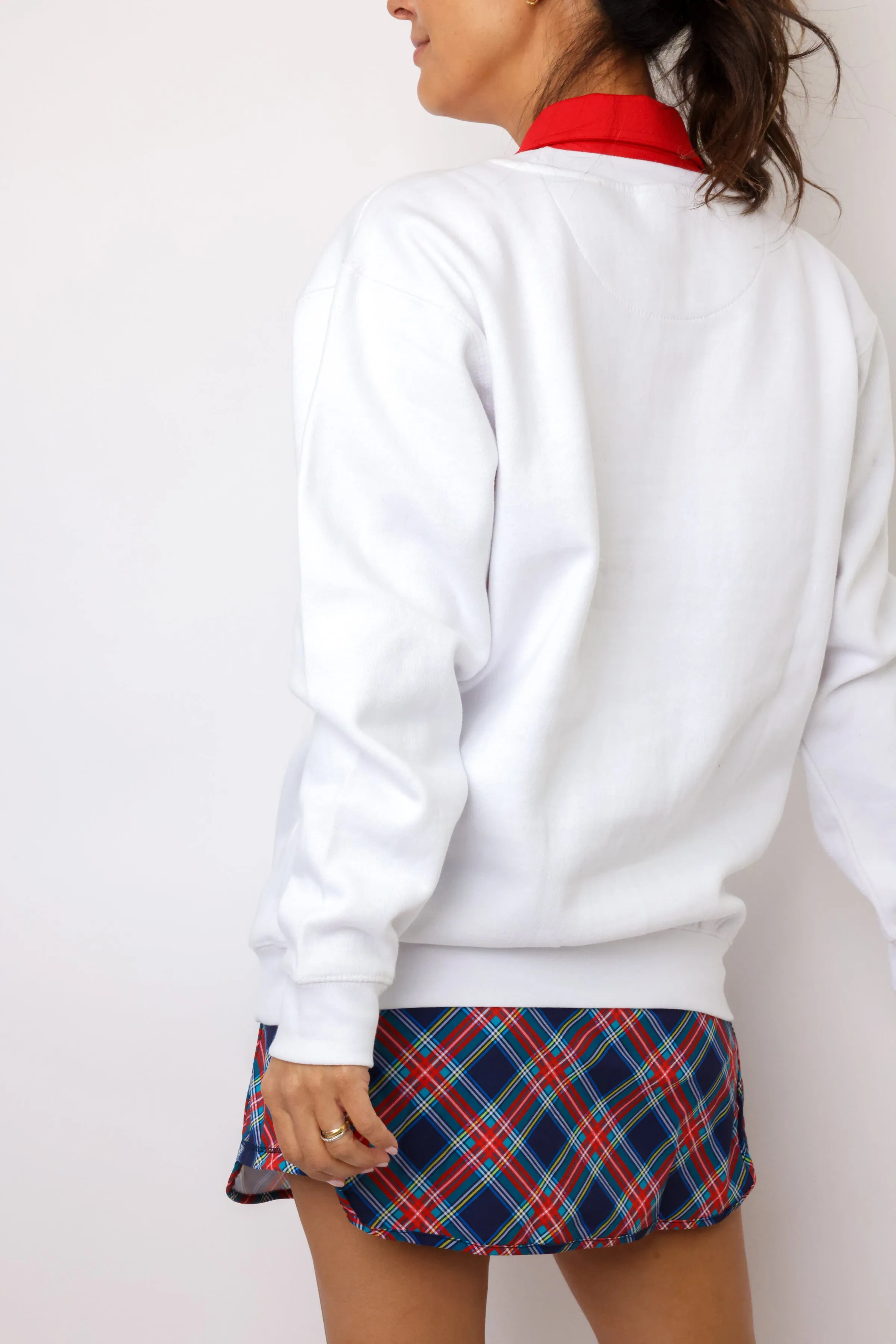 Pickle Baller Graphic Print Brushed Sweatshirt