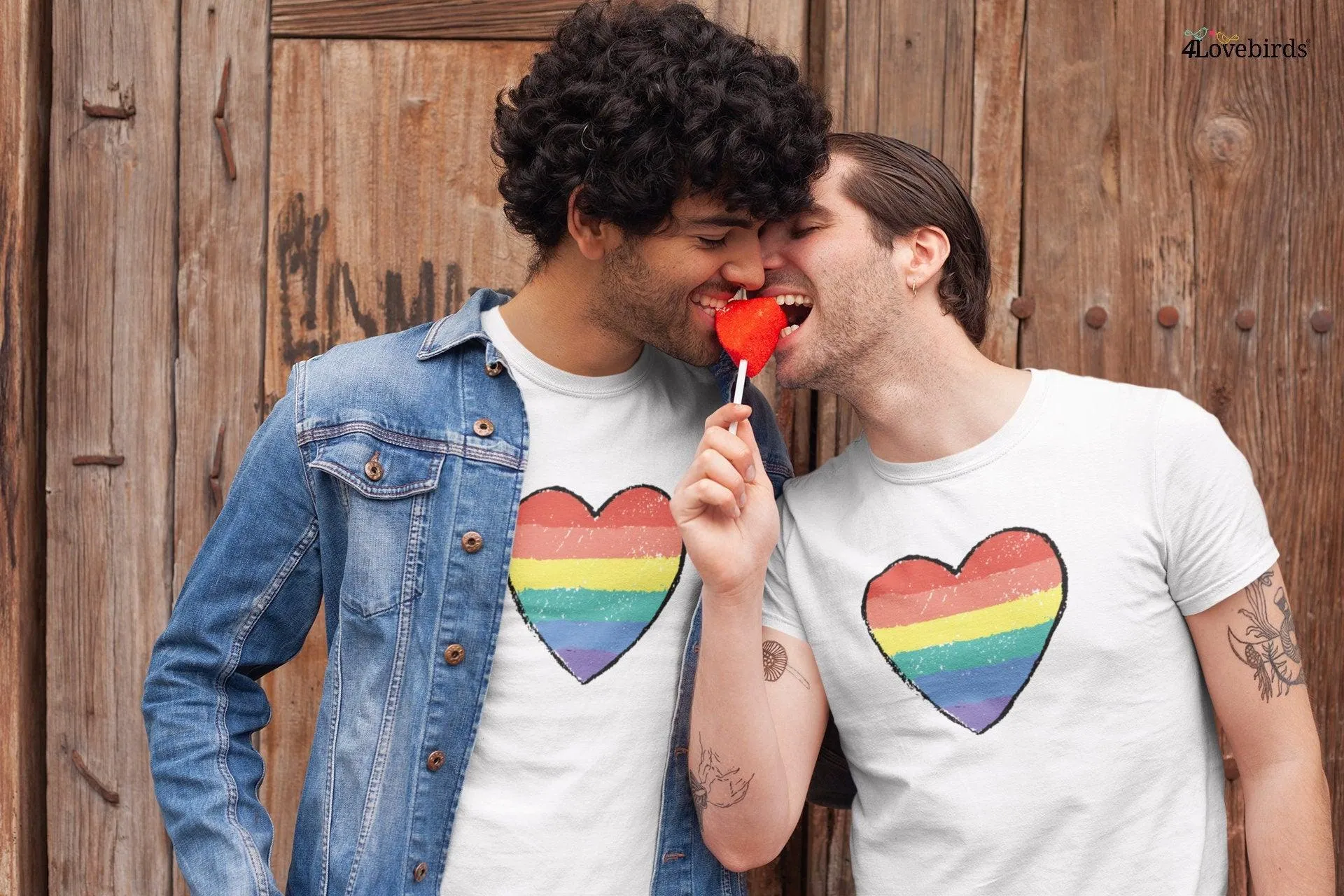 Pride Heart Hoodie, LGBTQ Support Tee, Rainbow Heart T-shirt, LGBT Heart, Rainbow Shirt, Pride Rainbow T-shirt, Rainbow Love, LGBT Pride Tee