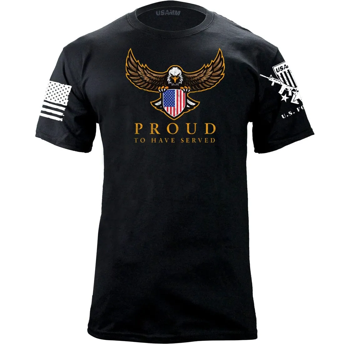Proud To Have Served Eagle and Shield T-Shirt