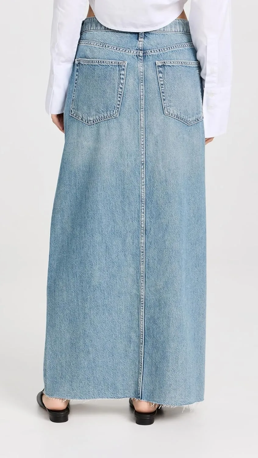 rag & bone Women's Featherweight Avery Maxi Skirt