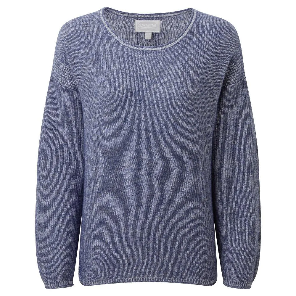 Schoffel Polzeath Alpaca Merino Ladies Jumper - French Navy