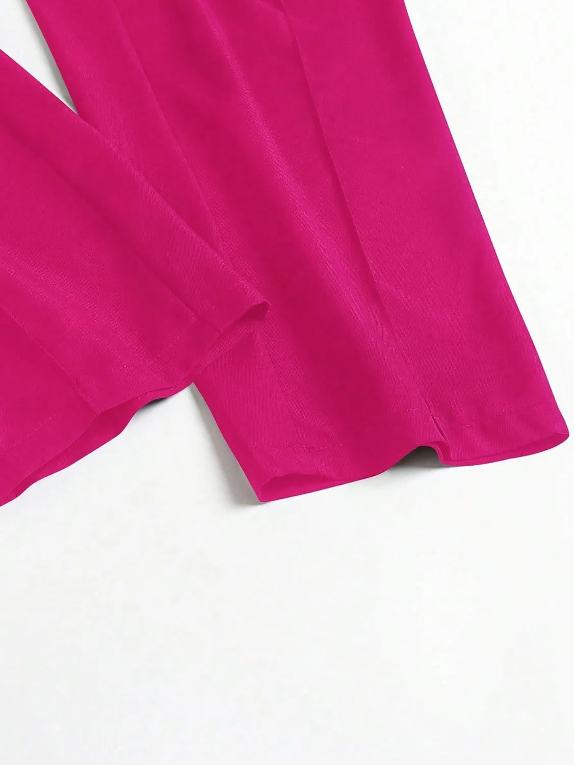 SECOLI 2024 Wide Leg Long Pant for Women Casual Solid Straight Leg Pants