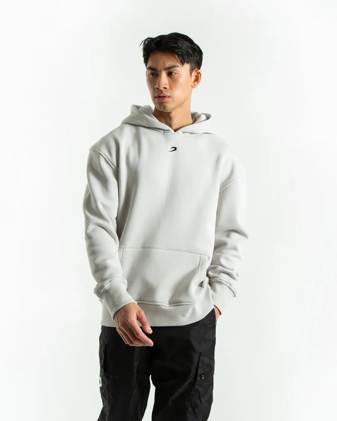 STRIKE LOGO HOODIE - GREY