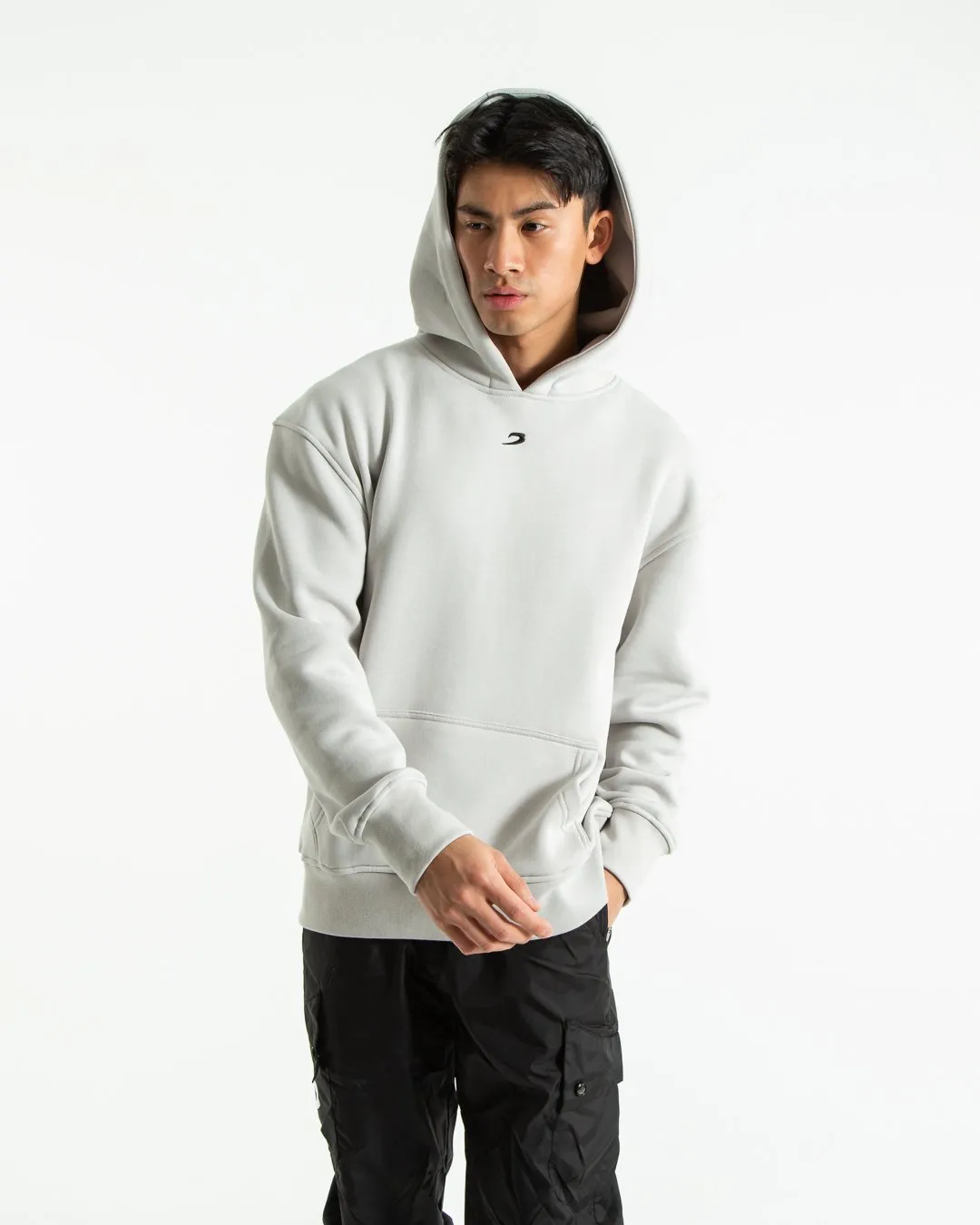 STRIKE LOGO HOODIE - GREY