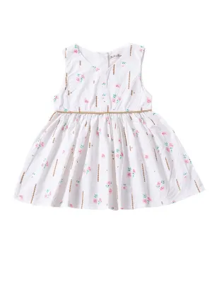 Stylish Little Girl Sleeveless Summer Flower Dress