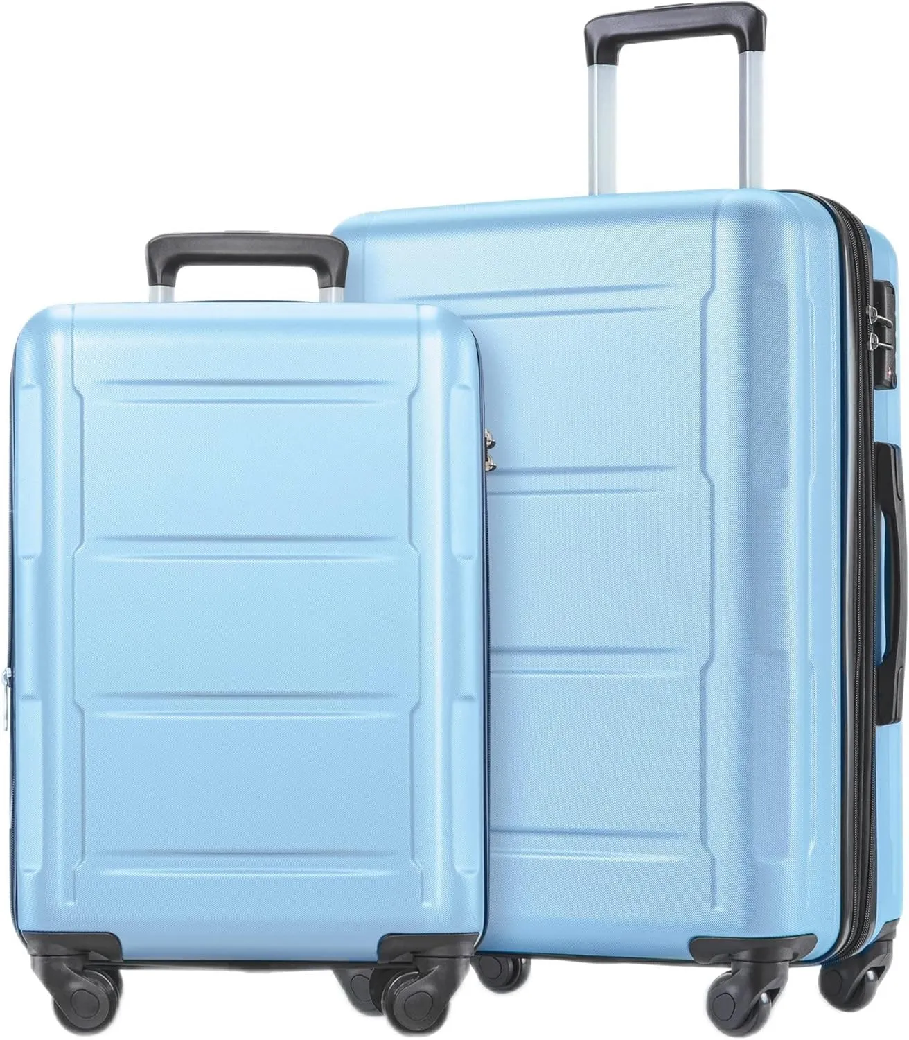 SVRCK Lightweight Expandable Spinner Wheel Luggage Set for Stress-Free Travel, 20in & 24in Size, Adventurous Souls