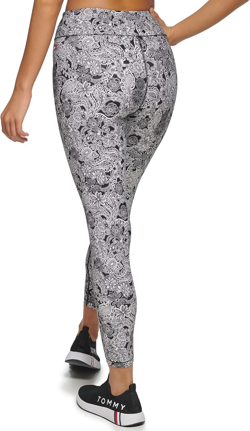 Tommy Hilfiger Women's 7/8th Length High Rise All Over Print Legging