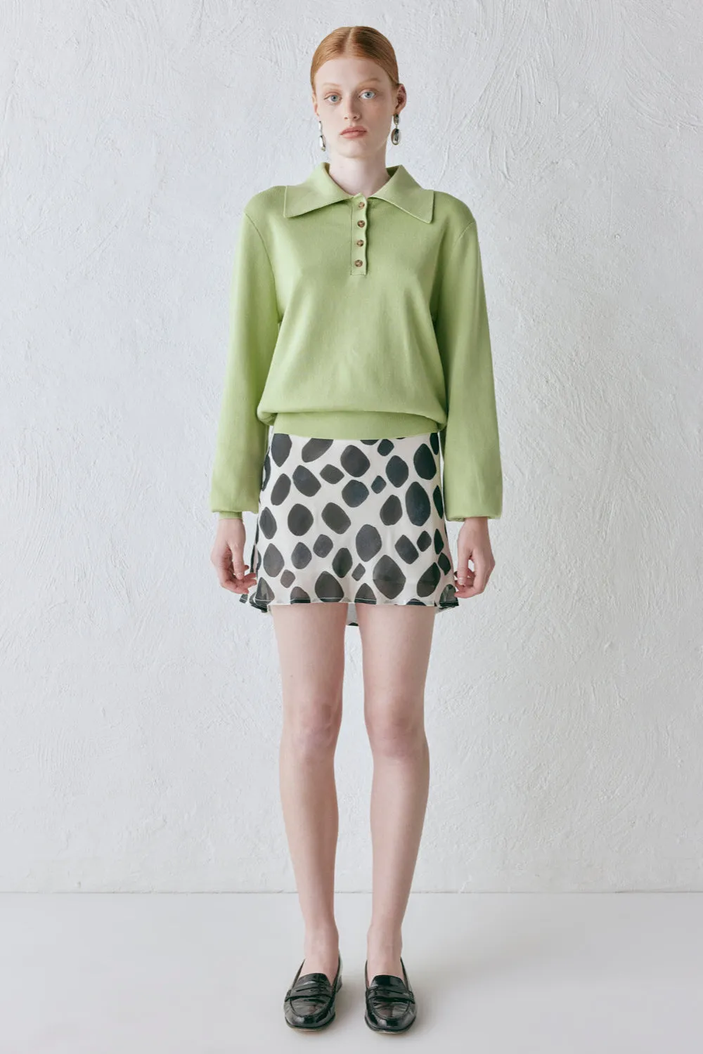 Tyra Knit Jumper Lime