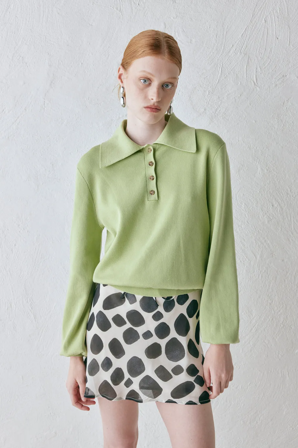 Tyra Knit Jumper Lime
