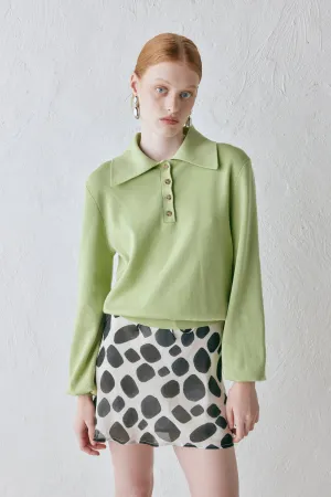 Tyra Knit Jumper Lime