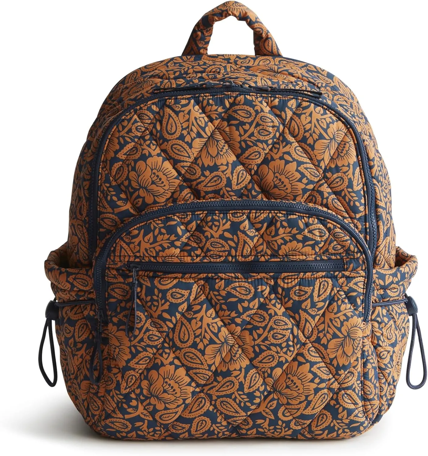 Vera Bradley Featherweight Bancroft Backpack, Lotus Montage Roasted Pecan
