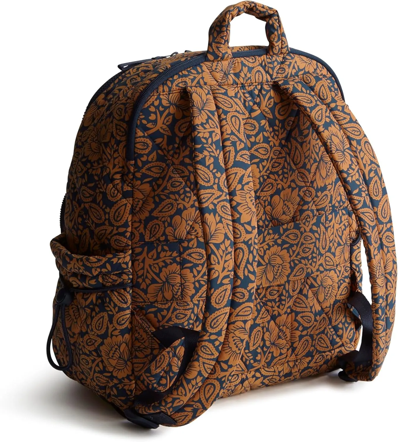 Vera Bradley Featherweight Bancroft Backpack, Lotus Montage Roasted Pecan