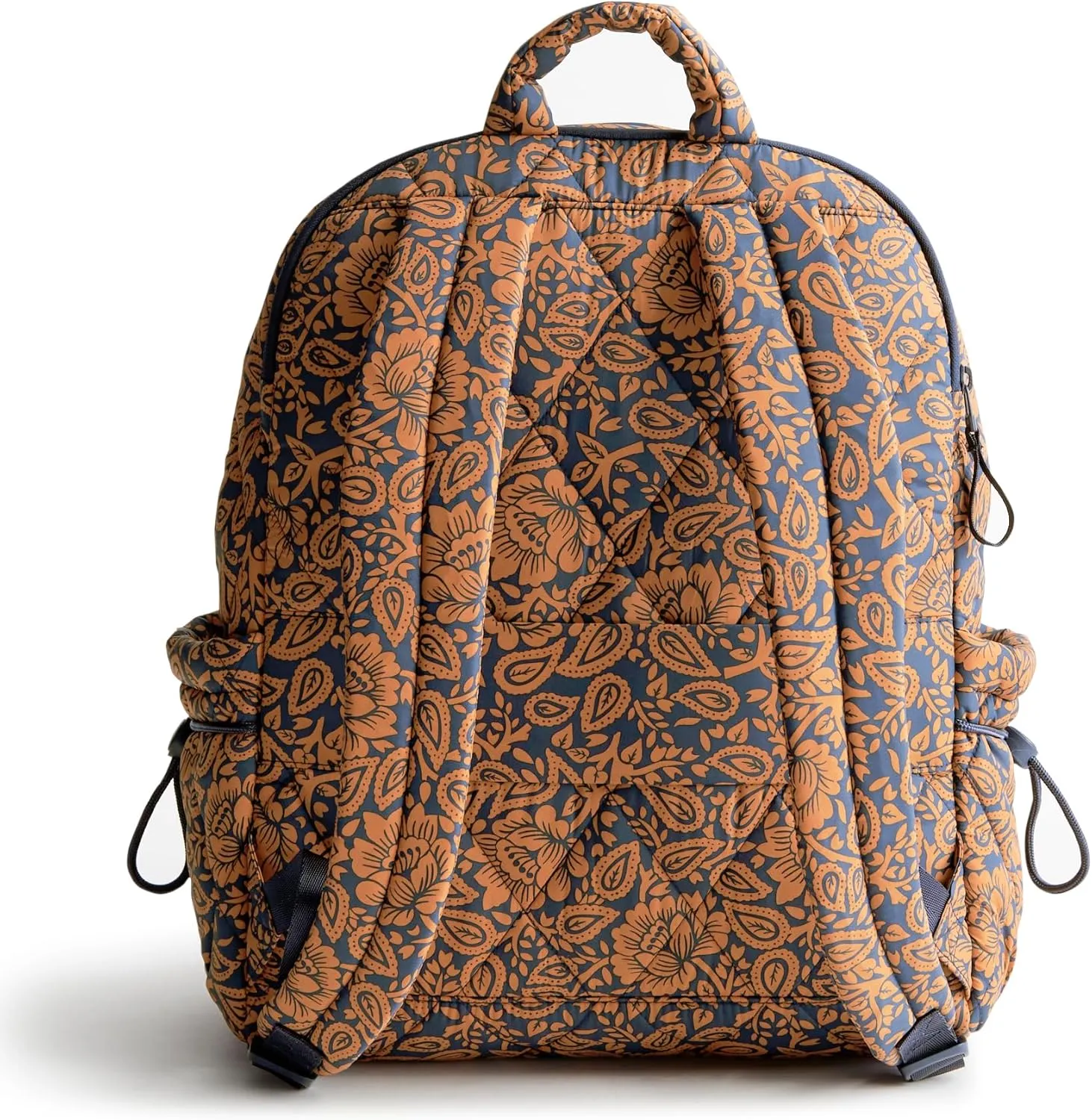 Vera Bradley Featherweight Large Bancroft Backpack, Lotus Montage Roasted Pecan