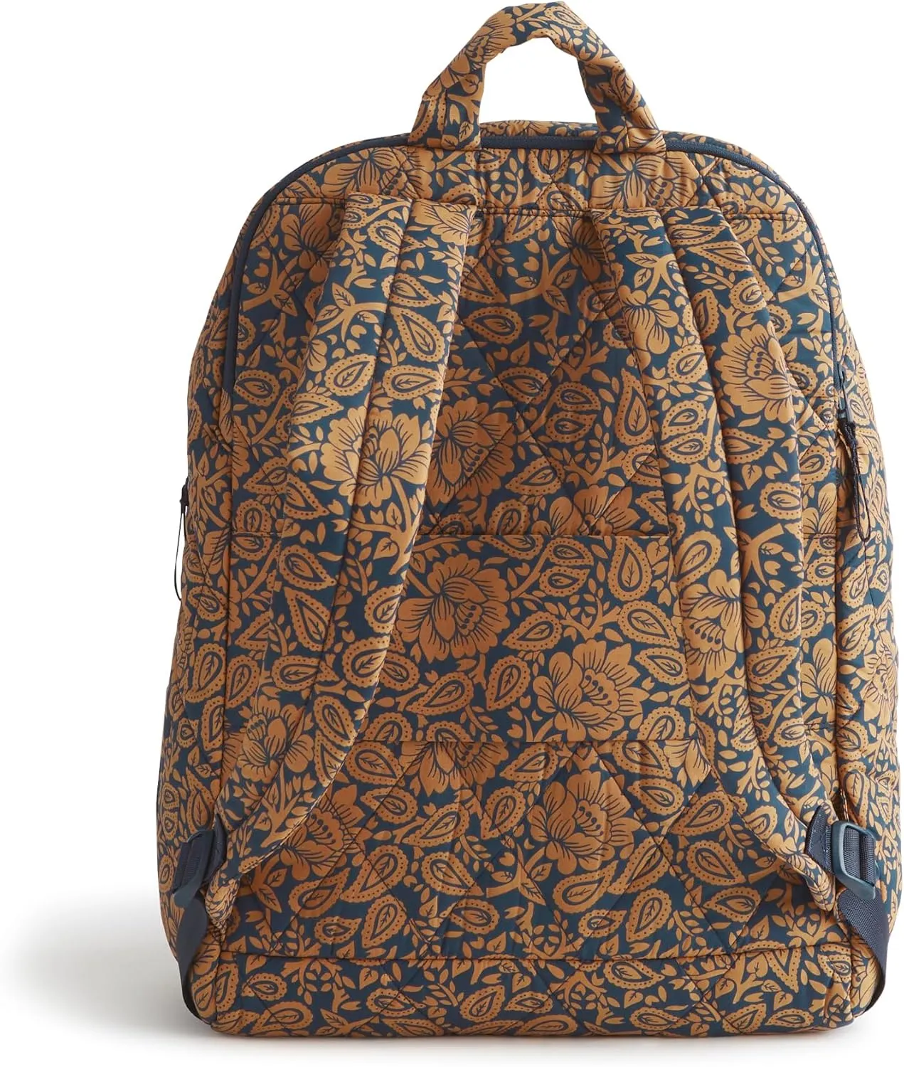 Vera Bradley Featherweight Westover Hybrid Backpack, Lotus Montage Roasted Pecan