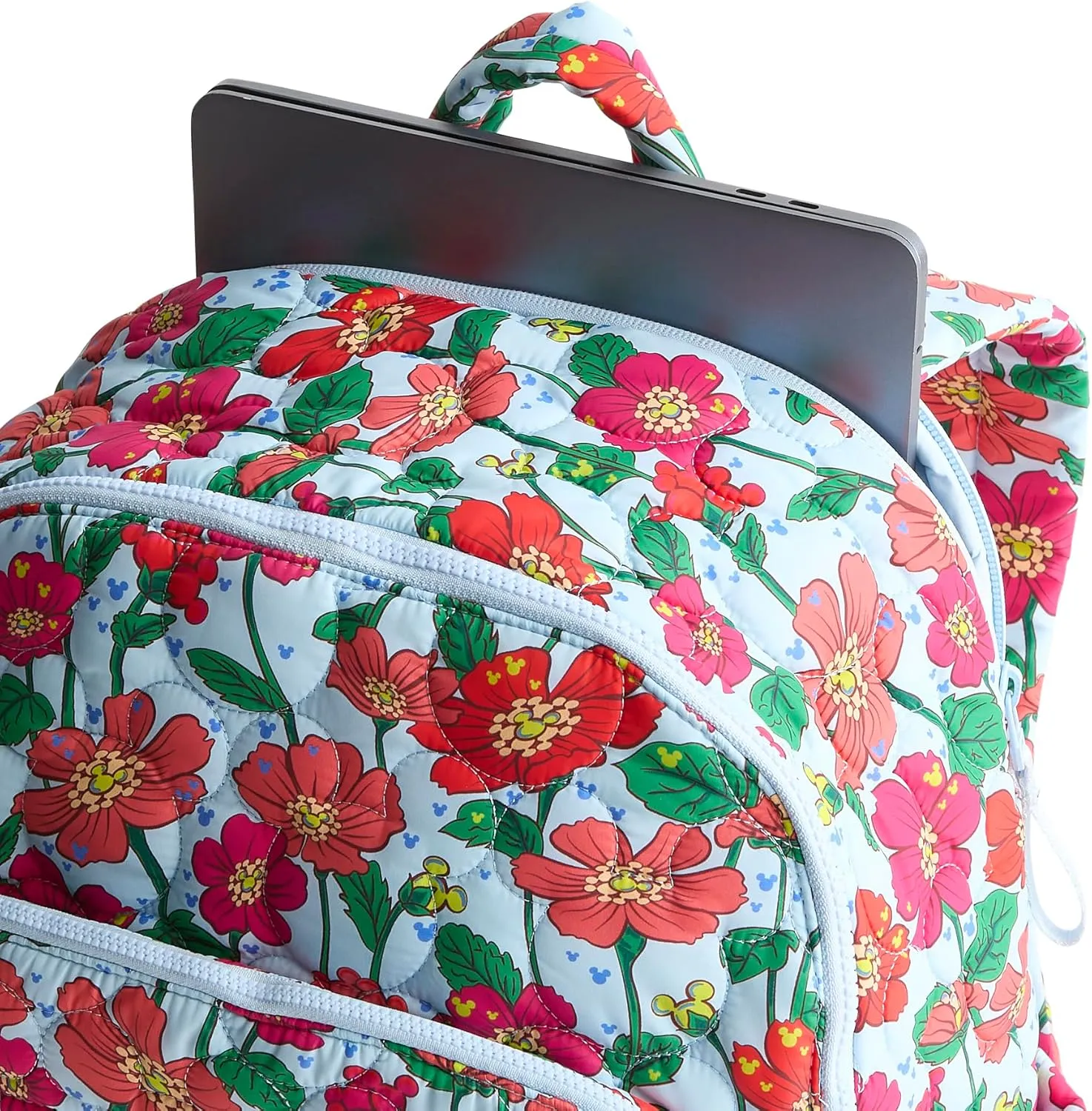 Vera Bradley Women's Disney Featherweight Bancroft Backpack, Mickey Meadow, One Size