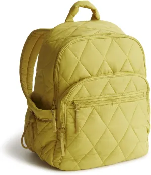 Vera Bradley Women's Featherweight Bancroft Backpack, Golden Olive, One Size